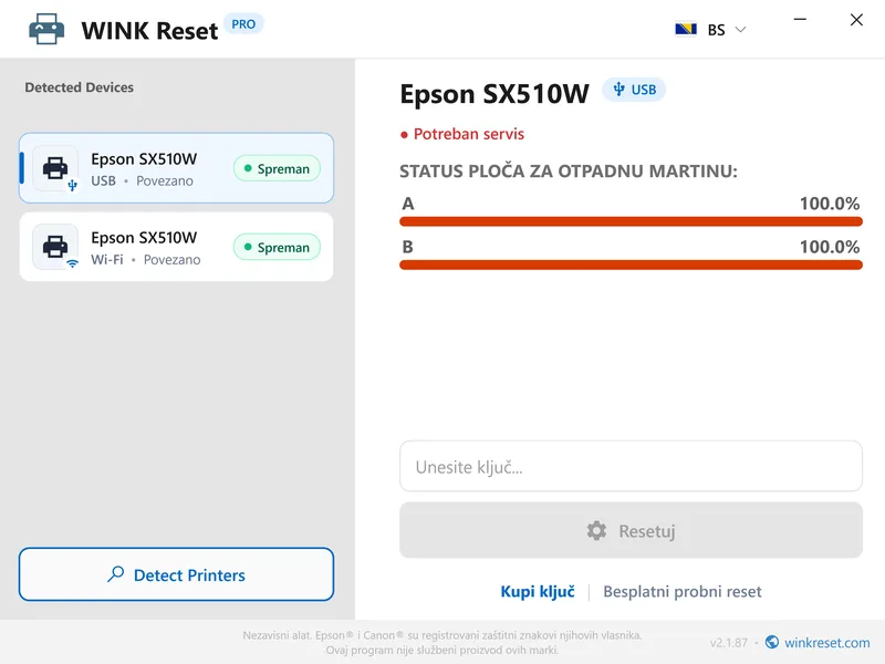 besplatno preuzimanje programa za resetovanje epson