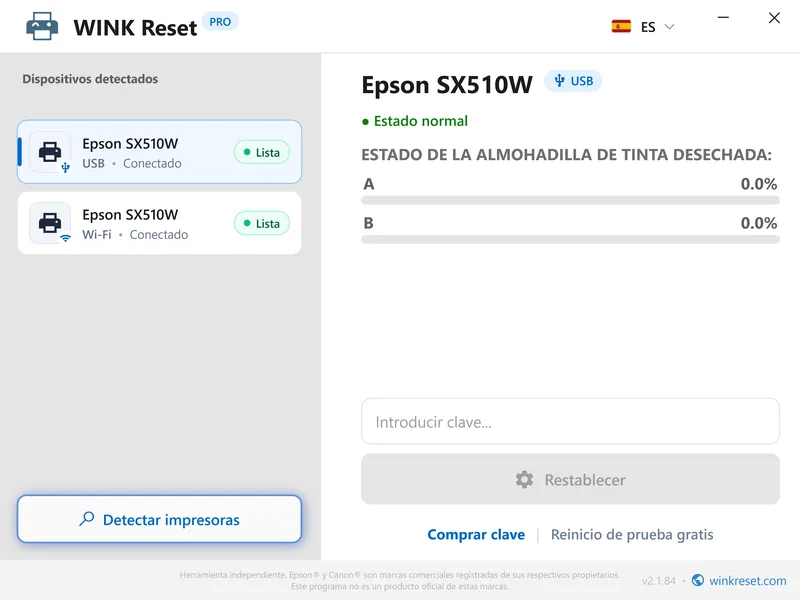 contadores almohadillas epson restablecidos a cero exito