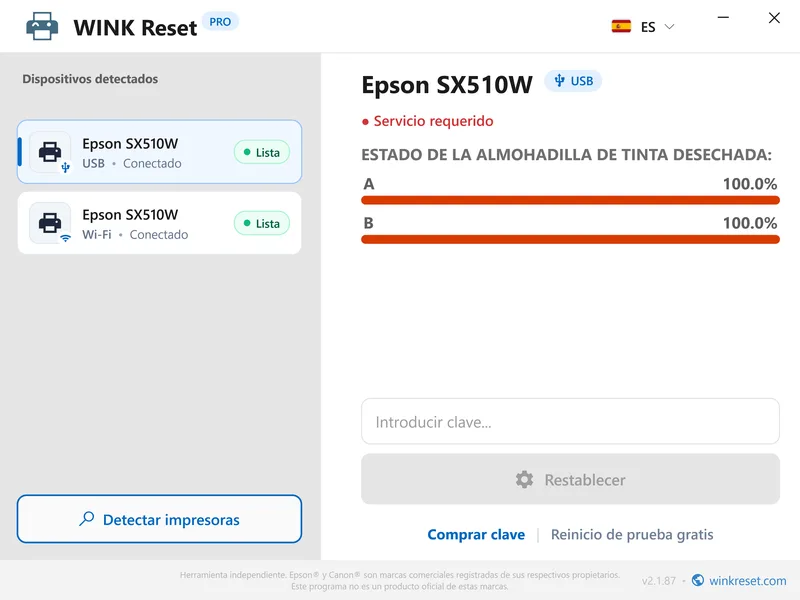 descargar programa gratis para resetear almohadillas epson