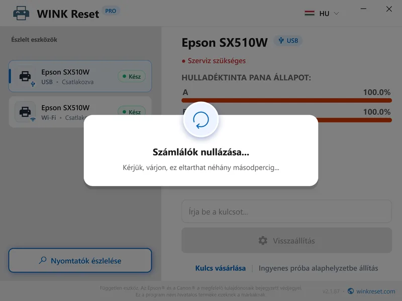 villogo piros fenyek epson wic visszaallitas hu
