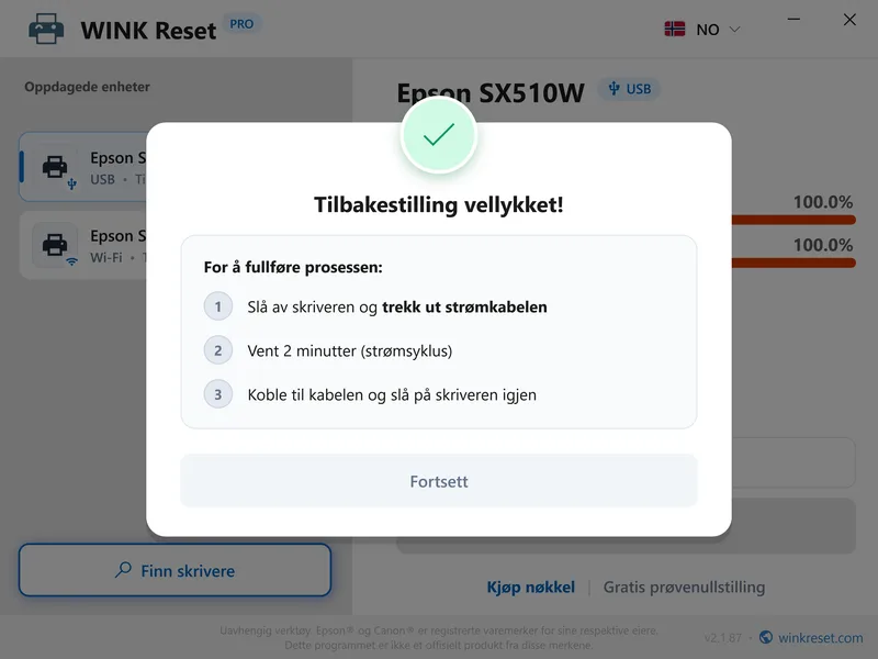 wink reset blekkpute wic suksess start pa nytt no