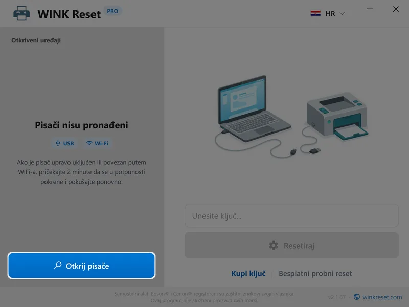 wink reset jastucic za tintu wic epson otkrij pisac hr