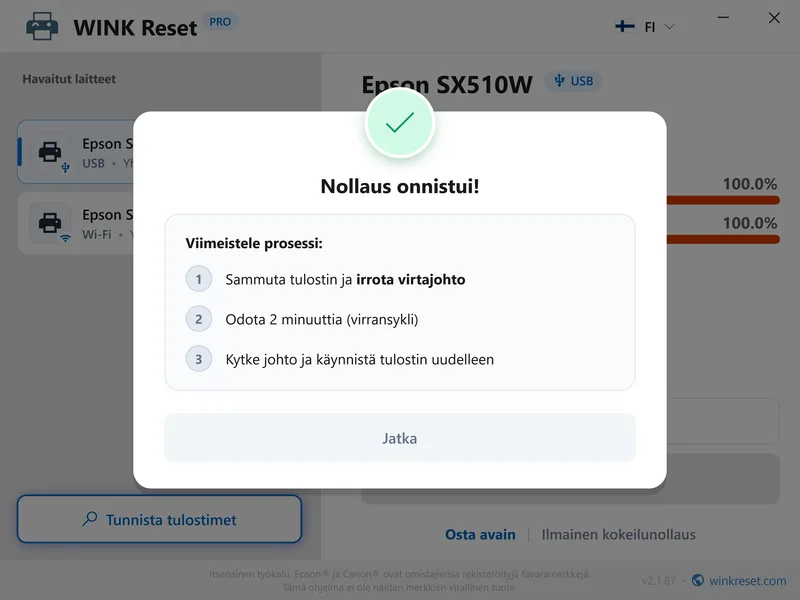 wink reset mustetyyny wic onnistui kaynnista uudelleen fi